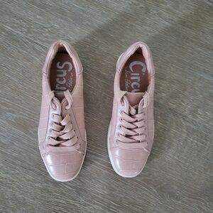 Sam Edelman Circus Devin Cameo Pink Croc Sneakers